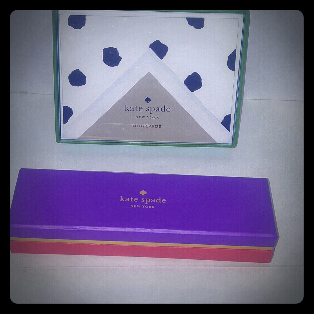 NWT Kate Spade Fancy Pen & Notecards set!